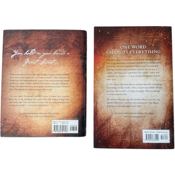 The Secret & The Magic by Rhonda Byrne Law of Attraction Success - LOT, 2 BOOKS - Picture 4 of 4